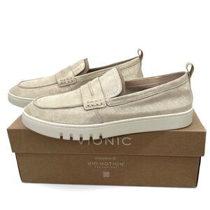 Vionic Chantel Vio Motion Supportive Leather Suede Loafers Women’s 12 Orthotic